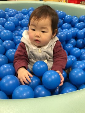 「オフ会」｜あかねくん&たっくんさん（キッズ・80cm）の冬コーディネート