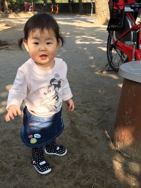 あかねくん&たっくんさん（キッズ・80cm）の春コーディネート