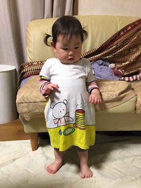 しろくまちゃんのほっとけーきaラインキッズワンピース しろくまちゃんのほっとけーきを使った人気ファッションコーディネート Wear