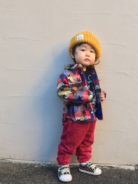 あかねくん&たっくんさん（キッズ・80cm）の秋コーディネート