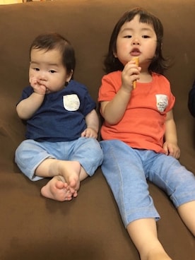 あかねくん&たっくんさん(キッズ・80cm)の春コーディネート