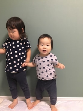 あかねくん&たっくんさん（キッズ・90cm）の秋コーディネート