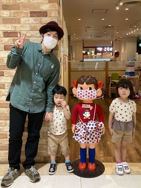 あかねくん&たっくんさん（キッズ・100cm）の夏コーディネート