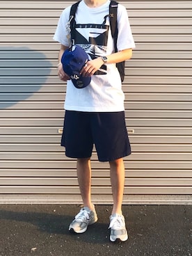 「700fill（セブンハンドレットフィル）のアイテム」を使った、Hollyさん（メンズ・181cm）の夏コーディネート