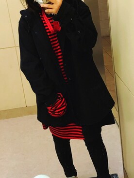 「soe（ソーイ）のアイテム」を使った、Kurumi⑅さん（レディース・153cm）の春コーディネート