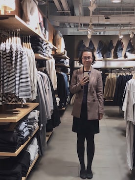「ESPERANZA（エスペランサ）のアイテム（パンツ）」を使った、niuさん（レディース・159cm）の春コーディネート