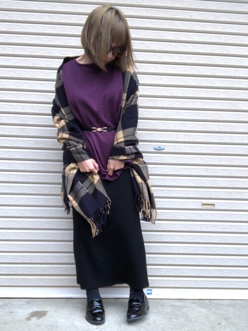 Raimii Kobe Lettuceのストール スヌードを使ったコーディネート Wear