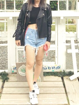 「5（ファイブ）のアイテム（ジャケット/アウター）」を使った、Jia Niさん（レディース・156cm）の冬コーディネート