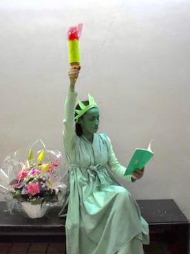 「アイテム（カチューシャ）」を使った、macciさん（レディース・160cm・30代）の冬コーディネート