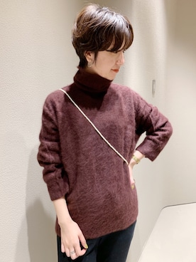 「SHENERY（シーナリー）のアイテム（チョーカー）」を使った、GOTOU_171cmさん（レディース・171cm）の秋コーディネート