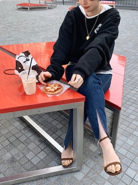 「SOKO（ソコ）のアイテム」を使った、GOTOU_171cmさん（レディース・171cm）の春コーディネート