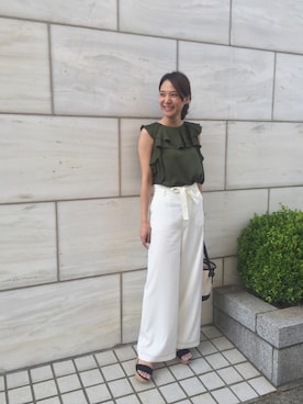 h_ohmoriさん(レディース・166cm)の夏コーディネート