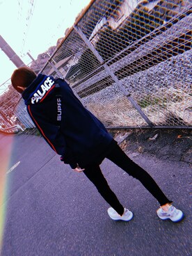 「palace」｜「アイテム（バッグ）」を使った、たくやさん（メンズ・177cm）の春コーディネート