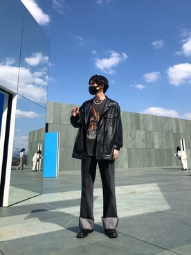 「DAIRIKU」｜「アイテム（スリッポン）」を使った、RYUSEIさん（メンズ・175cm）の春コーディネート