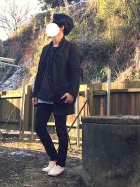 Mihaさん(メンズ・170cm)の冬コーディネート