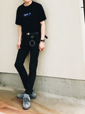 「CHEAPMONDAY」｜よしおさん（メンズ・175cm）の夏コーディネート