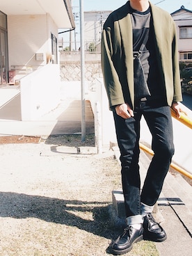 「オシャレパッソ」｜よしおさん（メンズ・175cm）の秋コーディネート