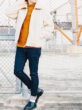 よしおさん（メンズ・175cm）の冬コーディネート