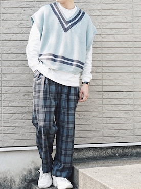 よしおさん(メンズ・175cm)の春コーディネート