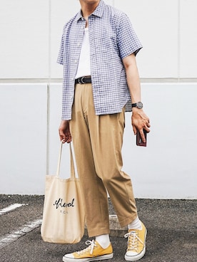 よしおさん（メンズ・175cm）の夏コーディネート