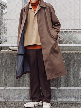 「CT70s」｜「アイテム（その他アウター）」を使った、よしおさん（メンズ・175cm）の冬コーディネート