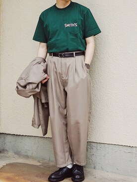 「coen」｜よしおさん（メンズ・175cm）の春コーディネート