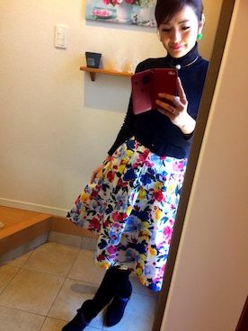 ゆみちょりさん（レディース・161cm）の冬コーディネート