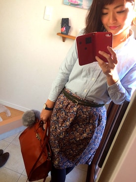 ゆみちょりさん(レディース・161cm)の冬コーディネート