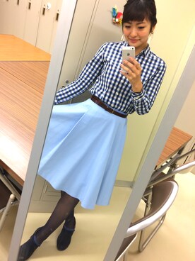 ゆみちょりさん（レディース・161cm）の春コーディネート