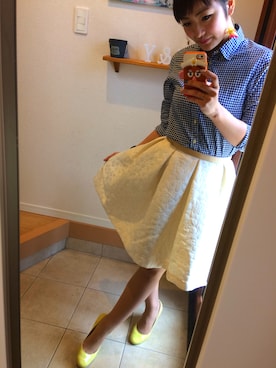 ゆみちょりさん（レディース・161cm）の春コーディネート