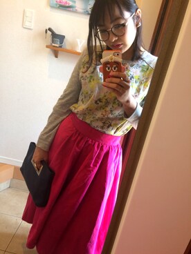 ゆみちょりさん（レディース・163cm）の春コーディネート