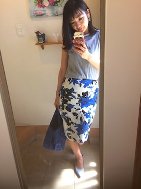 ゆみちょりさん（レディース・163cm）の春コーディネート