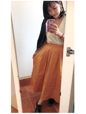 ゆみちょりさん(レディース・163cm)の春コーディネート