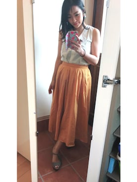 ゆみちょりさん(レディース・163cm)の春コーディネート