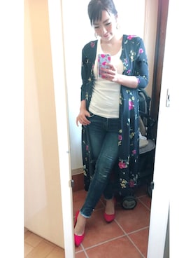 ゆみちょりさん（レディース・163cm）の春コーディネート