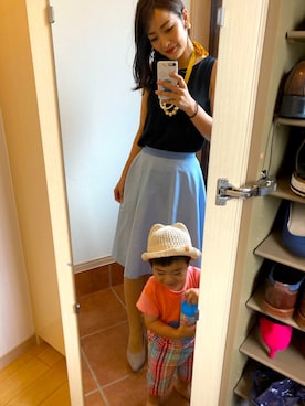 ゆみちょりさん（レディース・163cm）の夏コーディネート