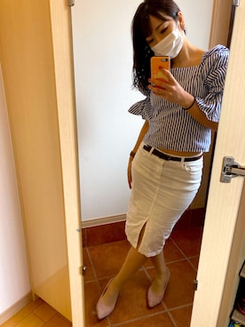 ゆみちょりさん(レディース・163cm)の春コーディネート