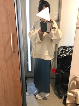 「A SCENE（エーシーン）のアイテム」を使った、小太郎♡さん（レディース・166cm）の春コーディネート