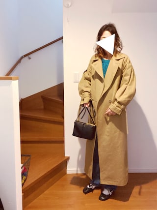 ETRE TOKYO（エトレトウキョウ）の「ヘリンボーンオーバーサイズコート