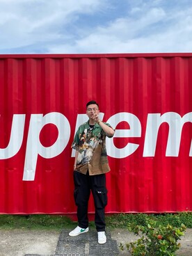 「NIL（ニル）のアイテム」を使った、Andrewさん（メンズ・185cm）の秋コーディネート