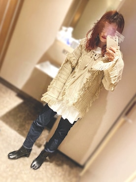 「足袋」｜「アイテム（その他アウター）」を使った、ykさん（レディース・160cm）の冬コーディネート
