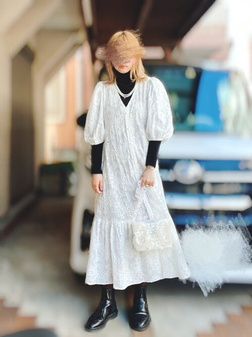 美品 AMERI SOUFFLE OVER COAT Mサイズ Ameri VINTAGE SOUFFLE OVER 