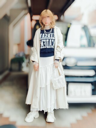 Ameri（アメリ）の「SOUFFLE OVER COAT（ステンカラーコート）」 - WEAR