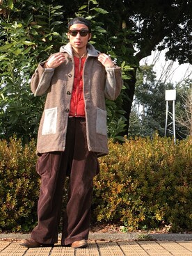 「Abercrombie&Fitch（アバークロンビーアンドフィッチ）のアイテム（ダウンジャケット/コート）」を使った、kentashimomatsuさん（メンズ・178cm）の冬コーディネート