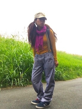 「Keikiii（ケイキィー）のアイテム」を使った、じぞうさん（レディース・155cm）の秋コーディネート