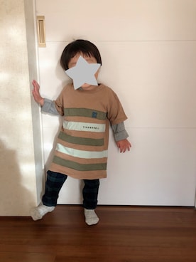「TINKERBELL（ティンカーベル）のアイテム」を使った、Seenaa☆Tsuuguu☆ さん（キッズ・90cm）の秋コーディネート