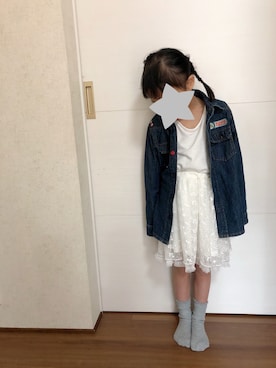 「TINKERBELL（ティンカーベル）のアイテム」を使った、Seenaa☆Tsuuguu☆ さん（キッズ・110cm）の冬コーディネート