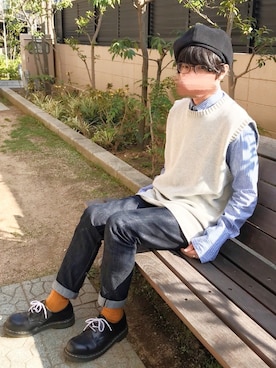 ししょー🎤さん（メンズ・168cm）の春コーディネート