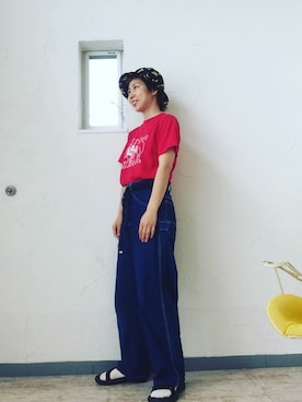 「POINTER（ポインター ）のアイテム」を使った、miiiiiさん（レディース・157cm）の春コーディネート