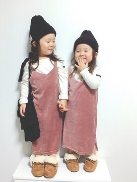 ベロアワンピース のキッズ人気ファッションコーディネート Wear